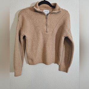 Pink Rose Women's Tan Sweater